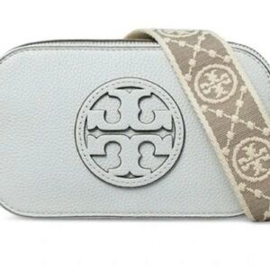 Tory Burch Mini Miller Crossbody Bag -  NWT - Light Titanium